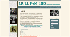 Desktop Screenshot of mullfamilies.co.uk